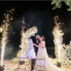 Foto di matrimonio di notte